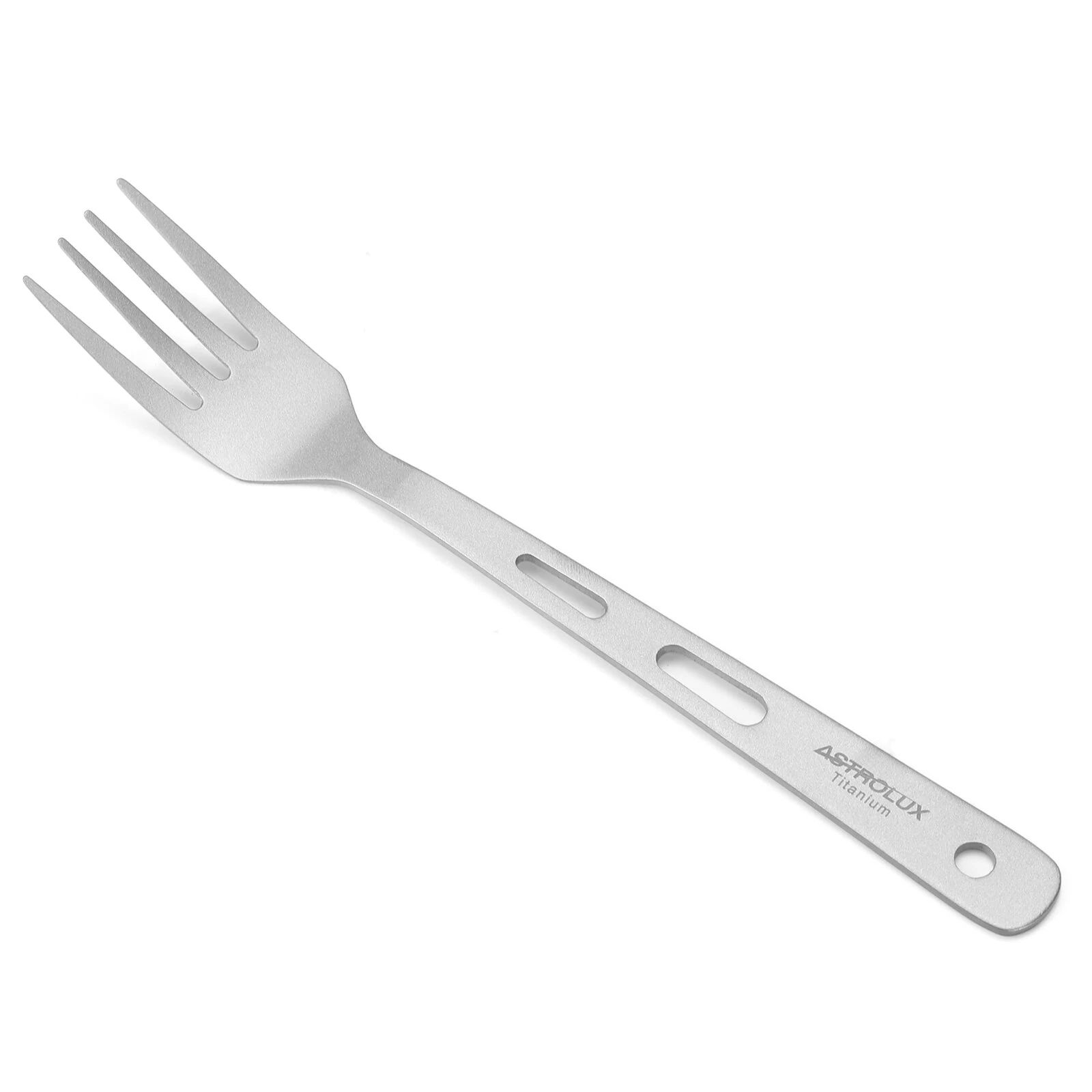 (image for) Astrolux&reg; Ti-FS1 Titanium Flatware Set Titanium Flatware Knife Fork Spoon Set Lightweight Ti Camping Utility Cutlery Set with Carrying Bag for Traveling Picnic Hiking